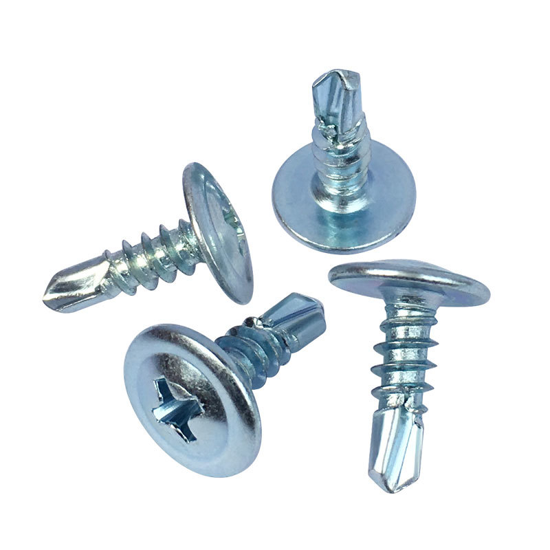Zinc Plated Large Flat Head Drill Screw Self-drilling Screws