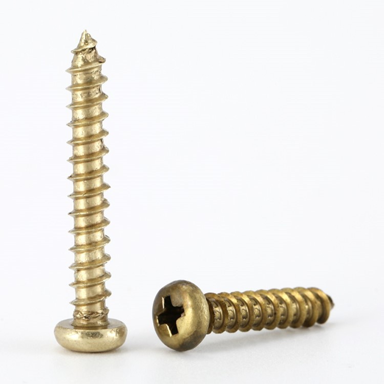 Copper Brass Pan Head Self-tapping Screws