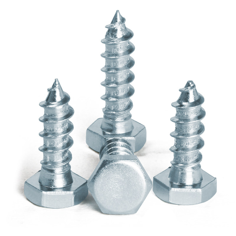 Stainless Steel SS304 SS316 SS201 Hexagon Head Hex Wood Screws