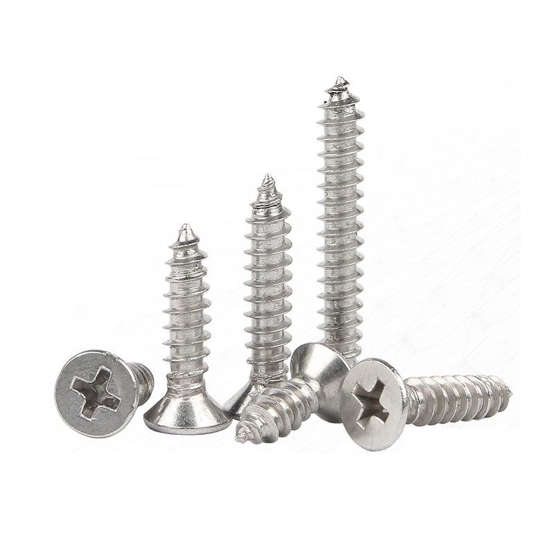 Stainless Steel Countersunk CSK Flat Head Self-tapping Screws