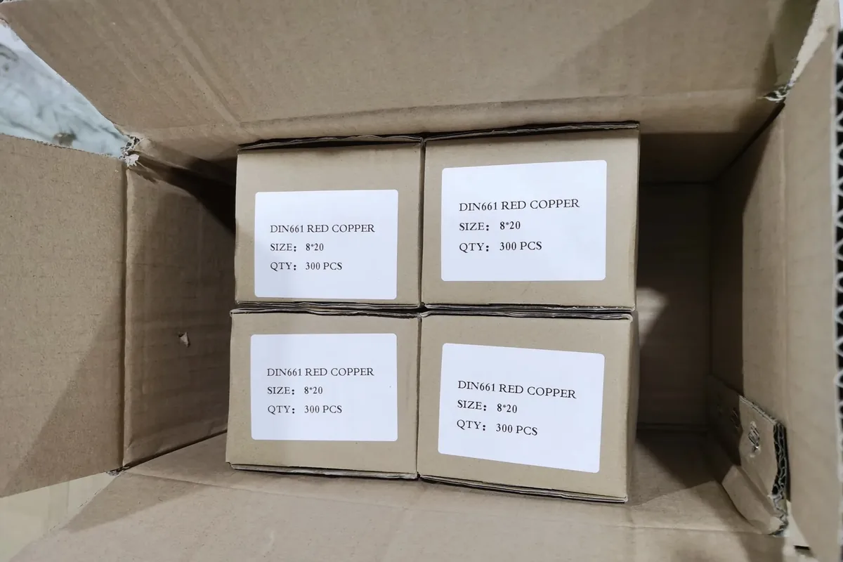 Bolts export packaging